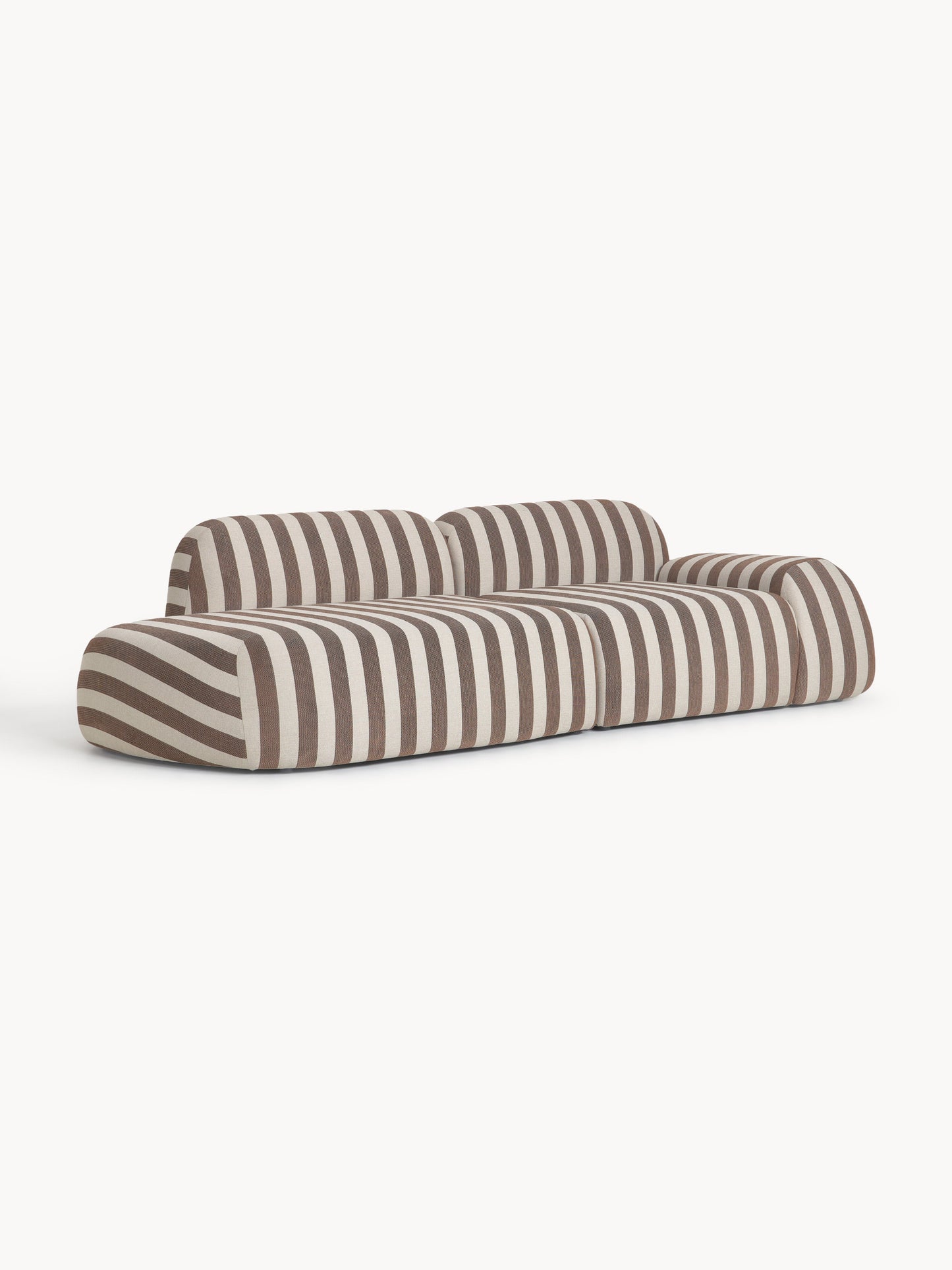 Wolena Modular Striped Sofa (3-Seater)