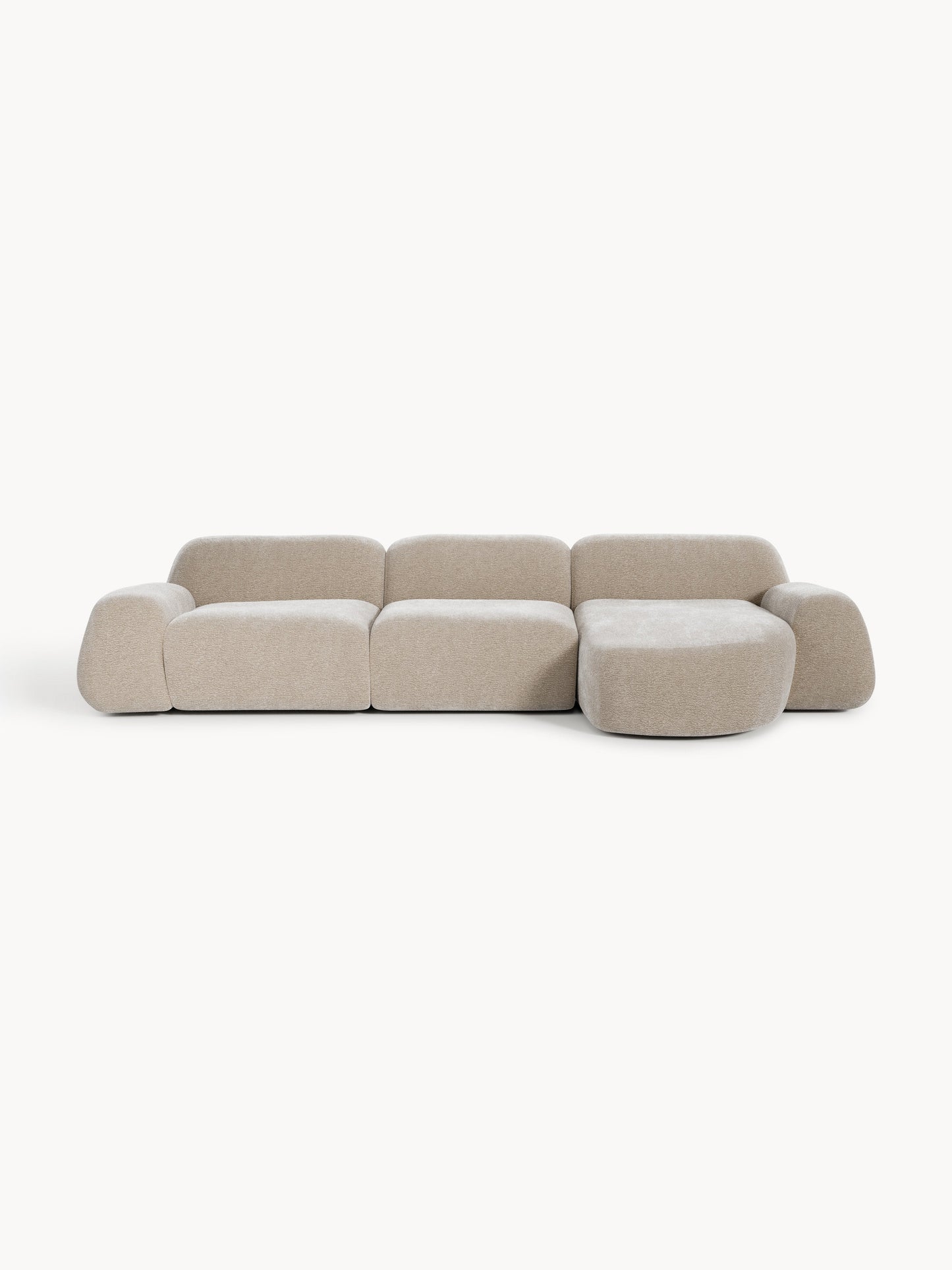 Wolena Modular Teddy Corner Sofa (4-Seater)