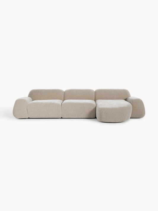 Wolena Modular Teddy Corner Sofa (4-Seater)