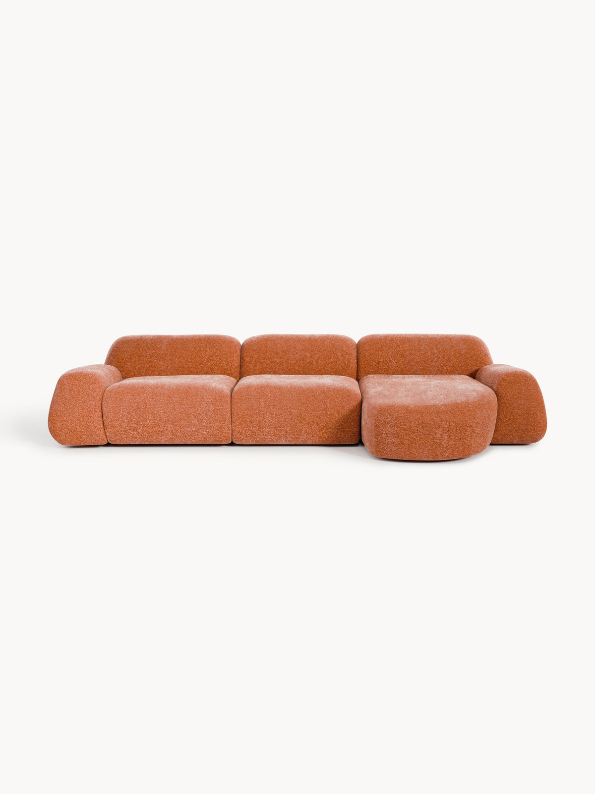 Wolena Modular Teddy Corner Sofa (4-Seater)