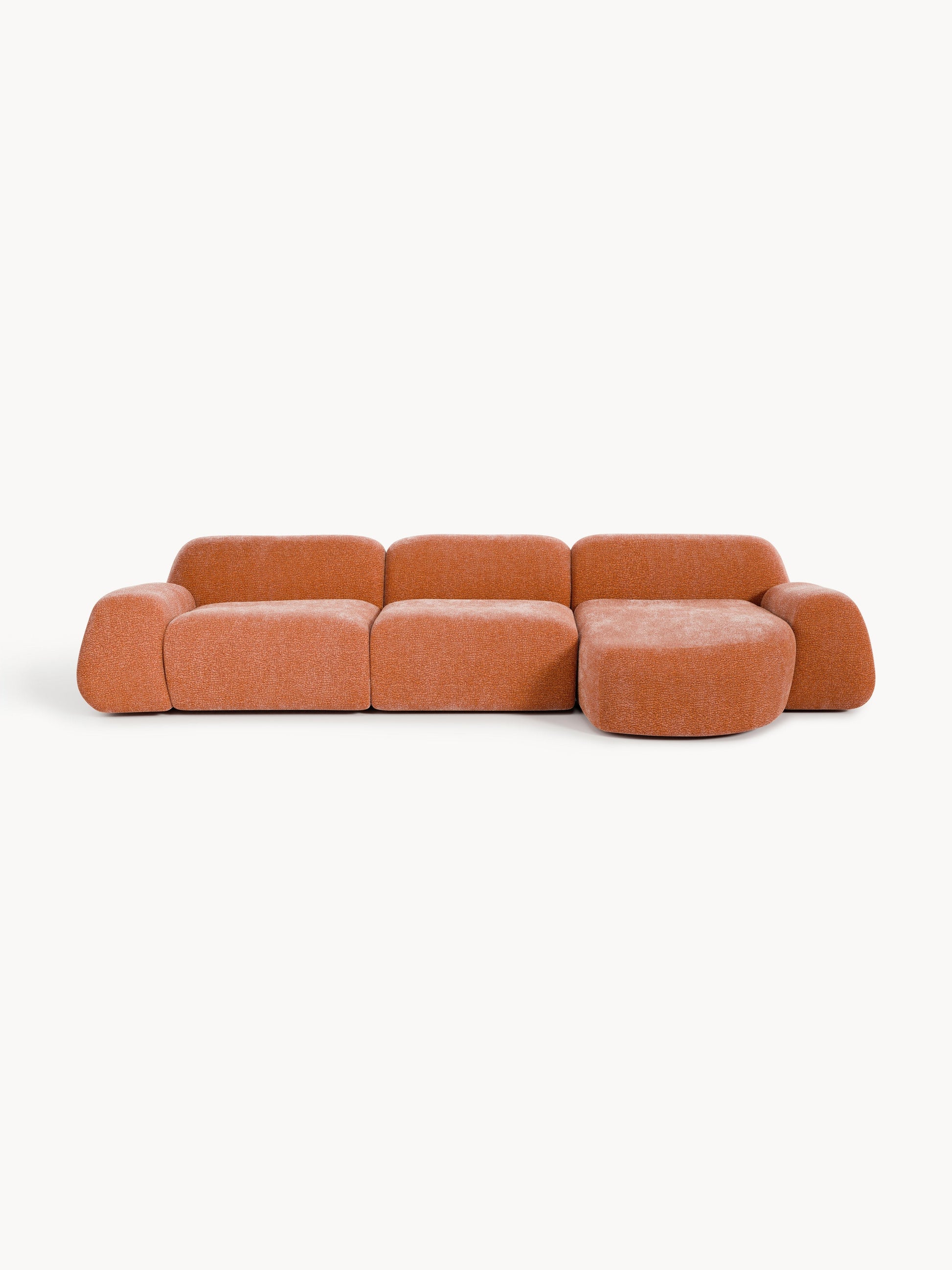 Wolena Modular Teddy Corner Sofa (4-Seater)