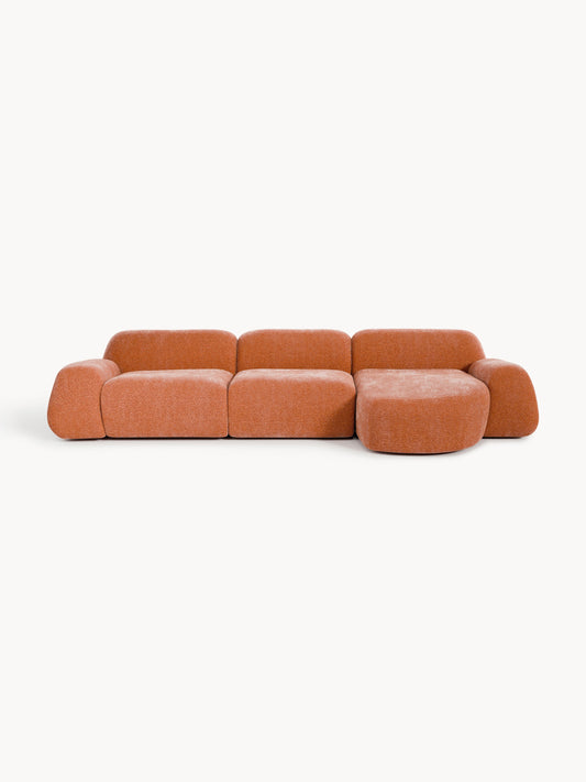 Wolena Modular Teddy Corner Sofa (4-Seater)