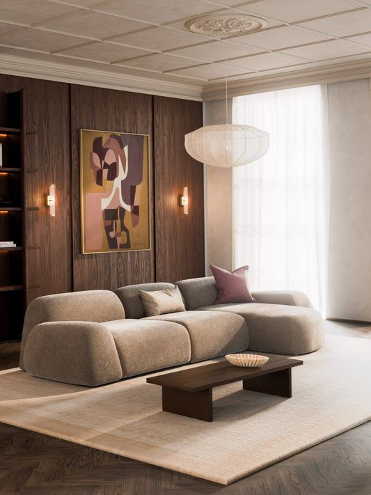 Wolena Modular Teddy Corner Sofa (4-Seater)