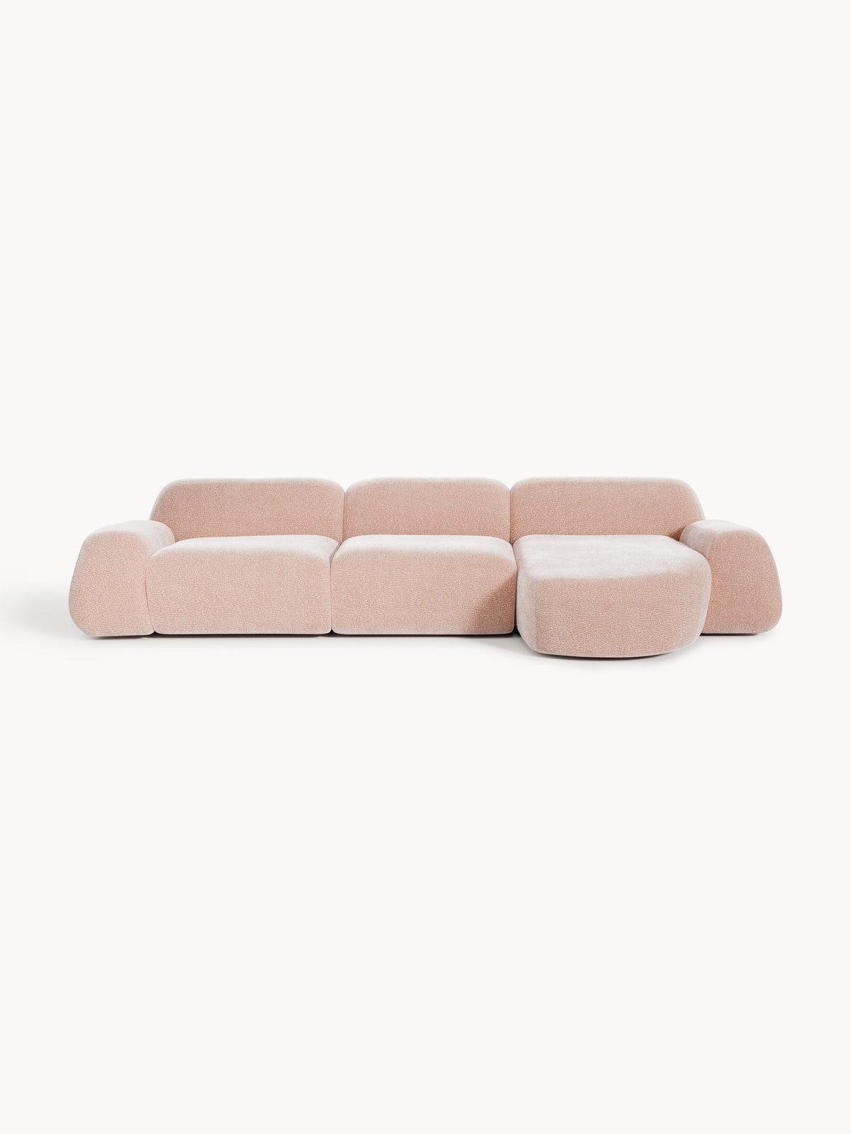 Wolena Modular Teddy Corner Sofa (4-Seater)