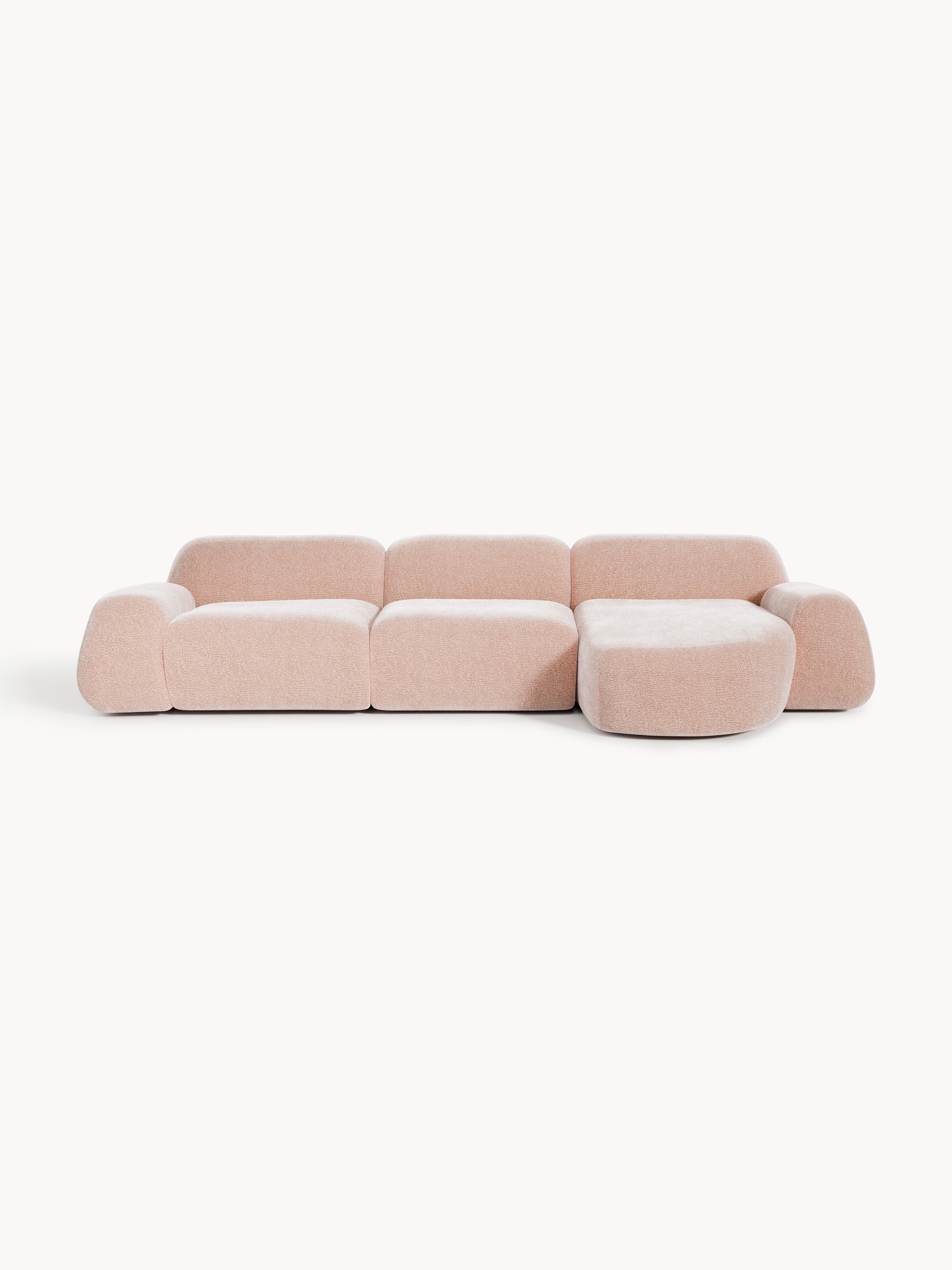 Wolena Modular Teddy Corner Sofa (4-Seater)