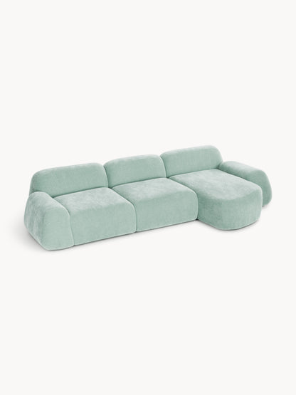 Wolena Modular Teddy Corner Sofa (4-Seater)