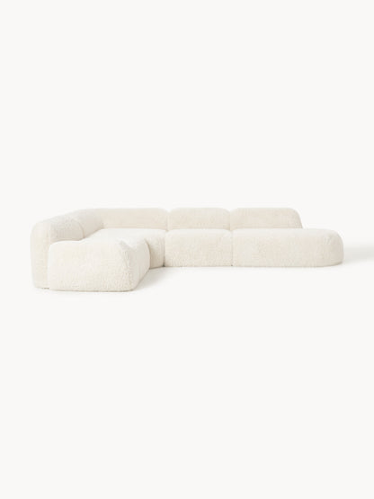Wolena Modular Teddy XL Corner Sofa with Chaise Longue