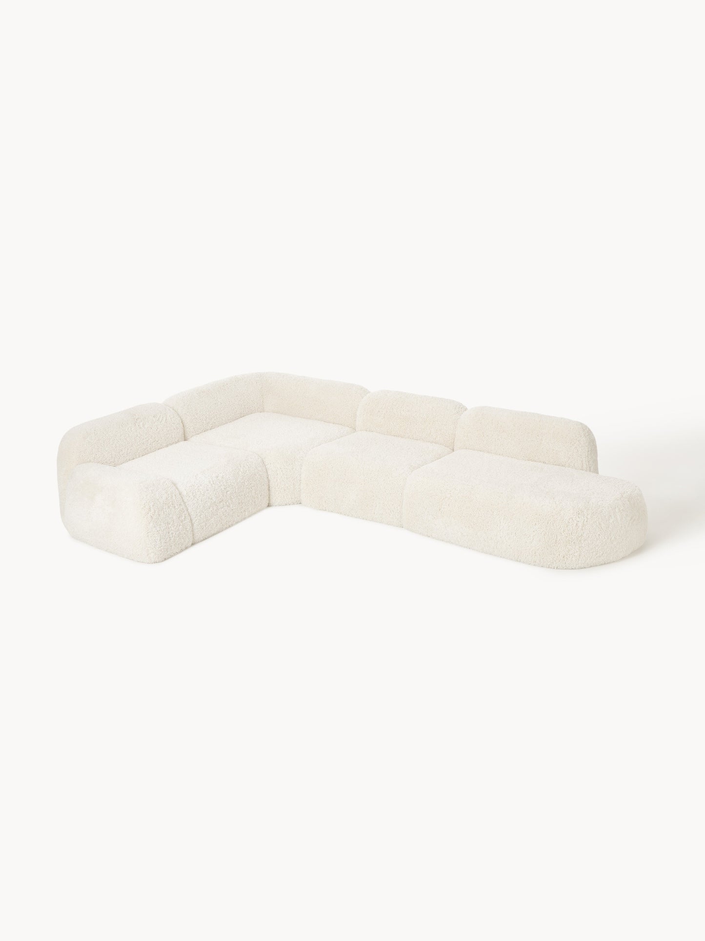 Wolena Modular Teddy XL Corner Sofa with Chaise Longue