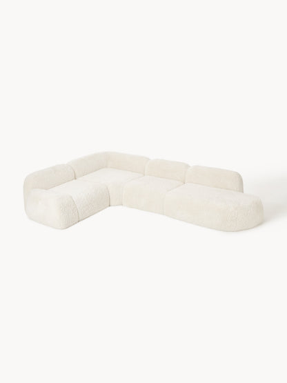Wolena Modular Teddy XL Corner Sofa with Chaise Longue