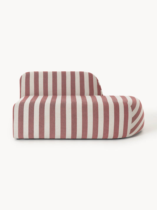 Wolena Striped Chaise Module