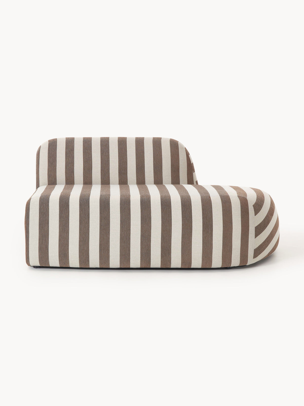 Wolena Striped Chaise Module