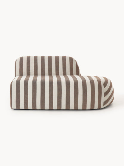 Wolena Striped Chaise Module