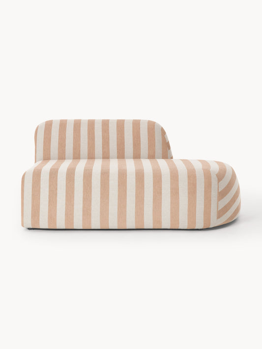 Wolena Striped Chaise Module
