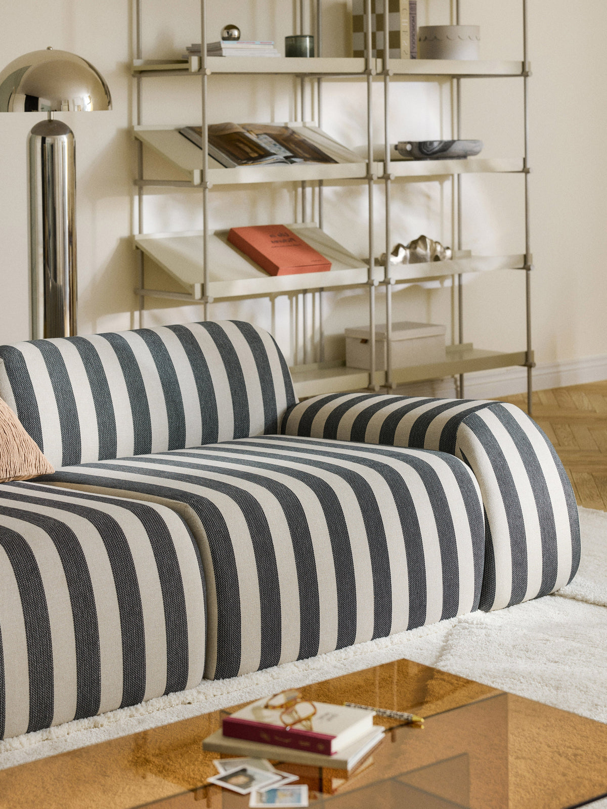 Wolena Striped Corner Module