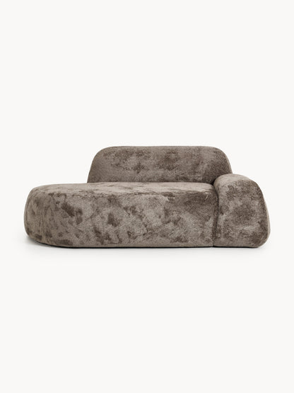 Wolena Teddy Bouclé Sofa (2-Seater) with Chaise Longue